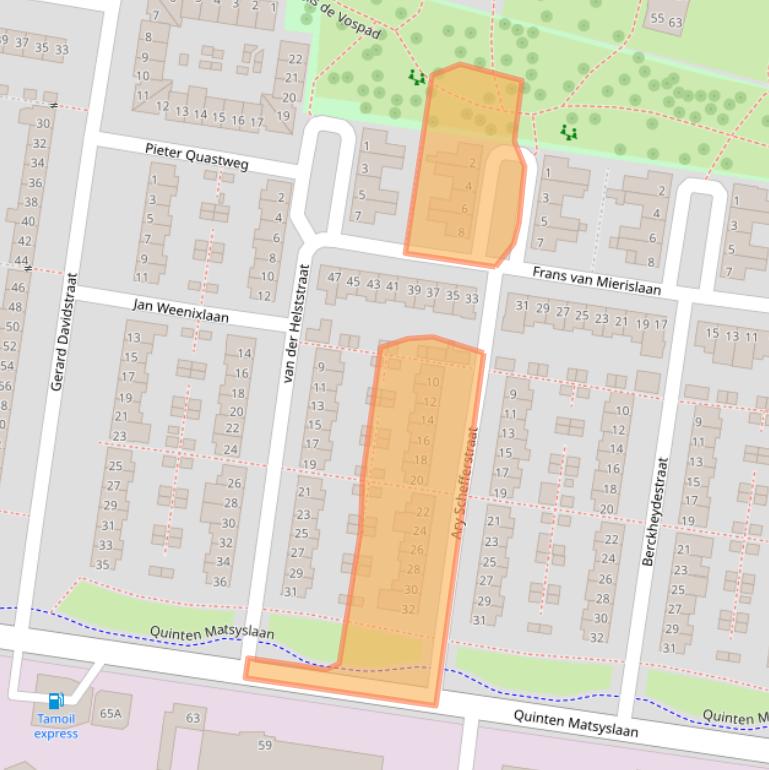 Kaart van postcodegebied 5642KS.