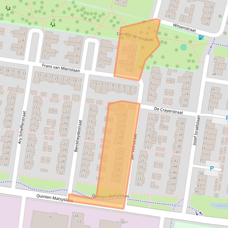 Kaart van postcodegebied 5642KX.