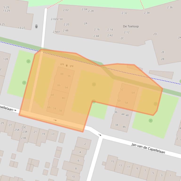 Kaart van postcodegebied 5642LE.