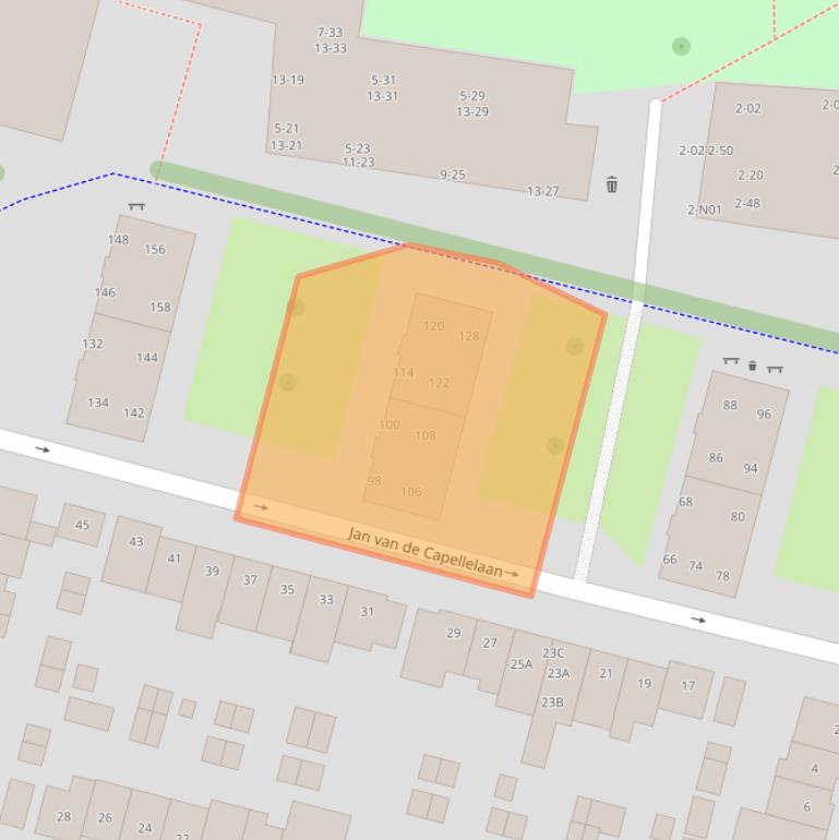 Kaart van postcodegebied 5642LG.