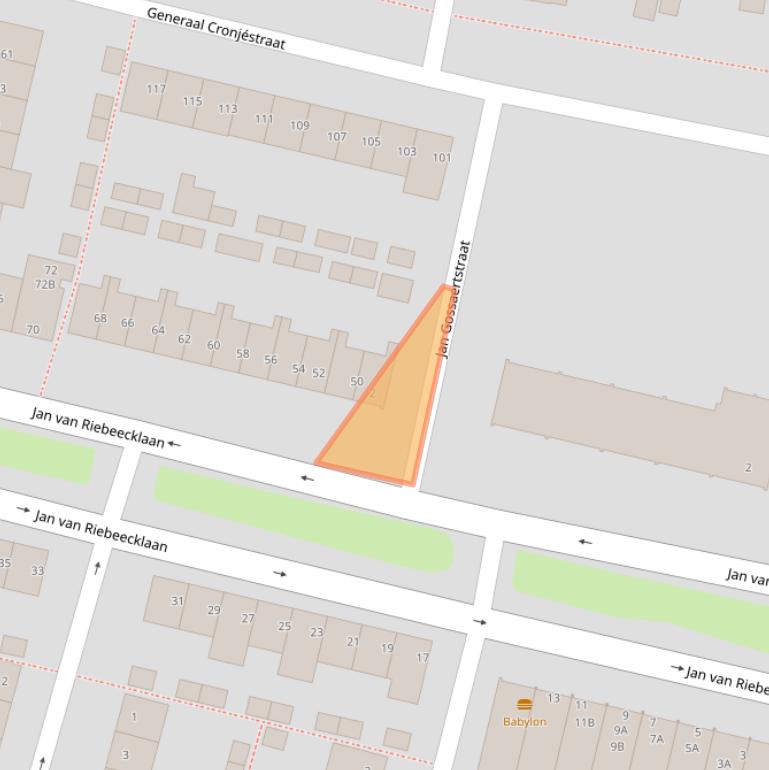 Kaart van postcodegebied 5642LW.