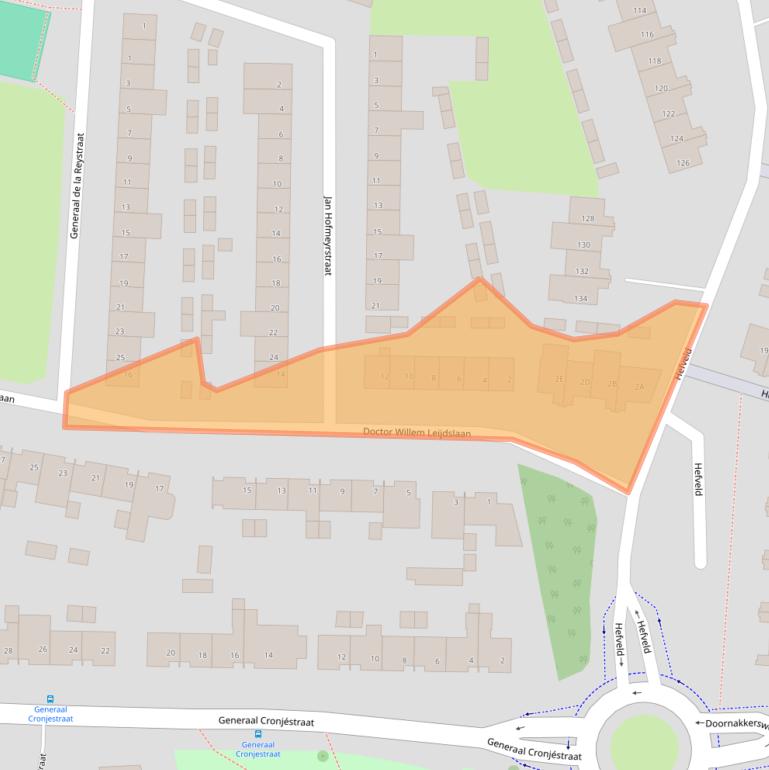 Kaart van postcodegebied 5642MS.