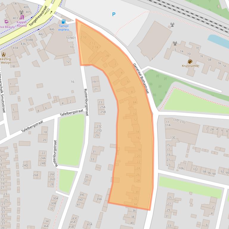 Kaart van postcodegebied 5642NL.