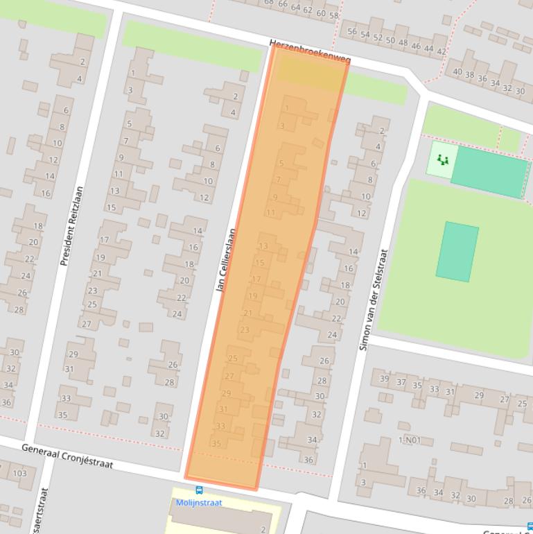 Kaart van postcodegebied 5642NR.