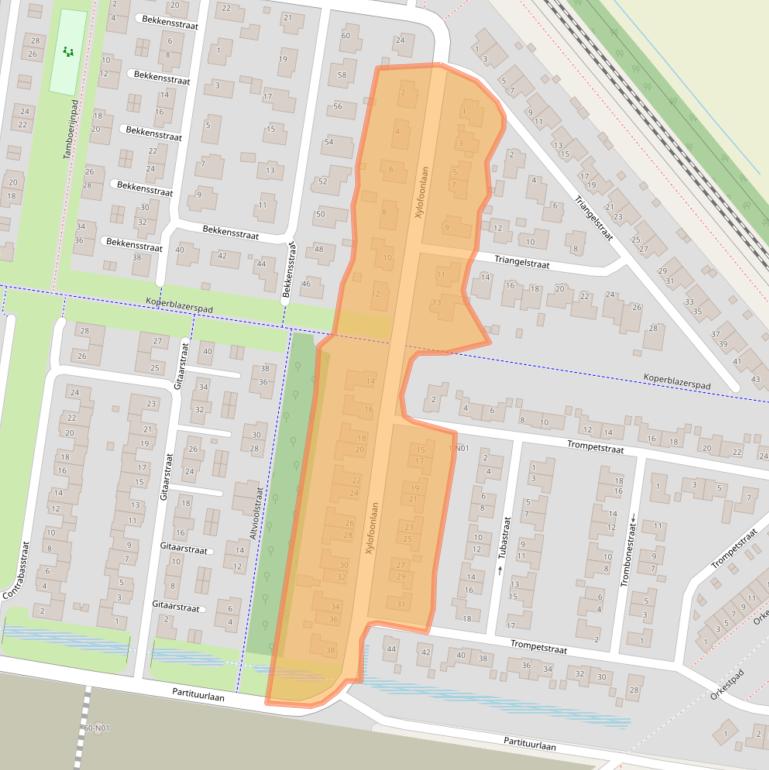 Kaart van postcodegebied 5642RR.