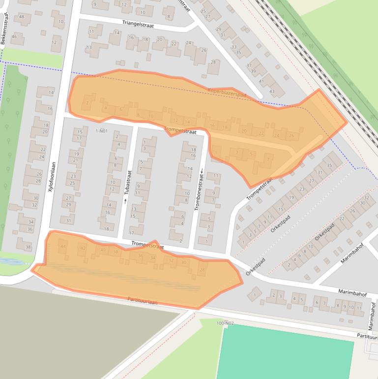 Kaart van postcodegebied 5642RT.