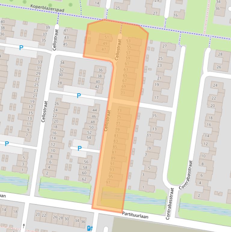 Kaart van postcodegebied 5642TG.