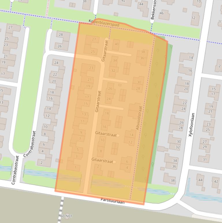 Kaart van postcodegebied 5642TL.