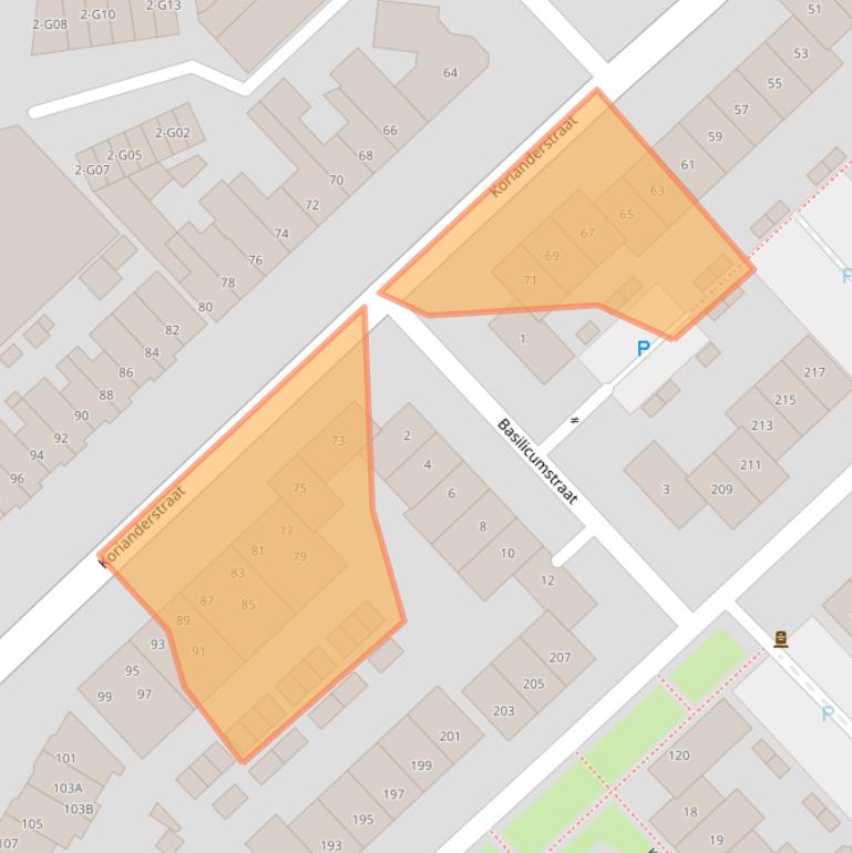 Kaart van postcodegebied 5643AP.