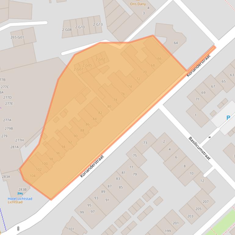 Kaart van postcodegebied 5643AT.