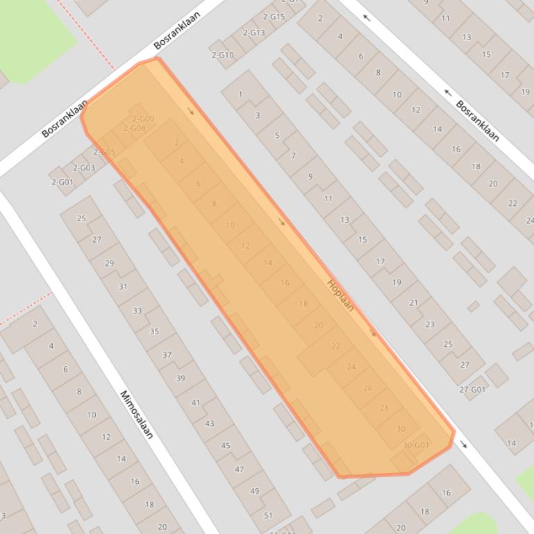 Kaart van postcodegebied 5643BV.