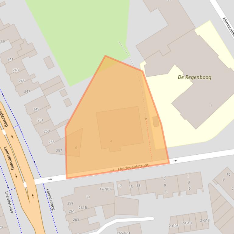 Kaart van postcodegebied 5643CH.