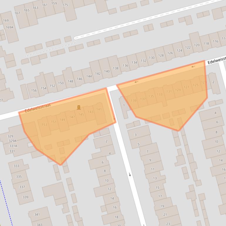 Kaart van postcodegebied 5643GR.