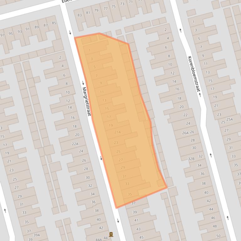 Kaart van postcodegebied 5643HE.