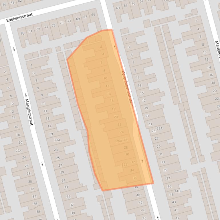 Kaart van postcodegebied 5643HM.