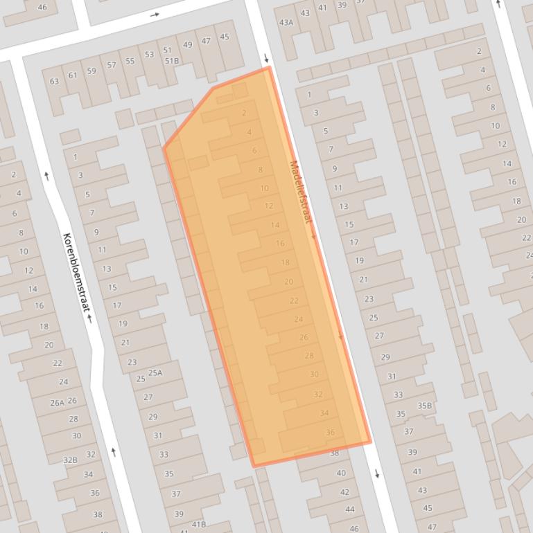 Kaart van postcodegebied 5643HS.