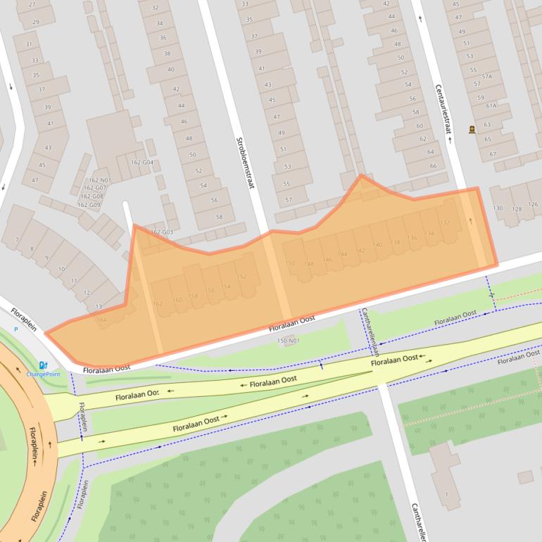 Kaart van postcodegebied 5643JE.