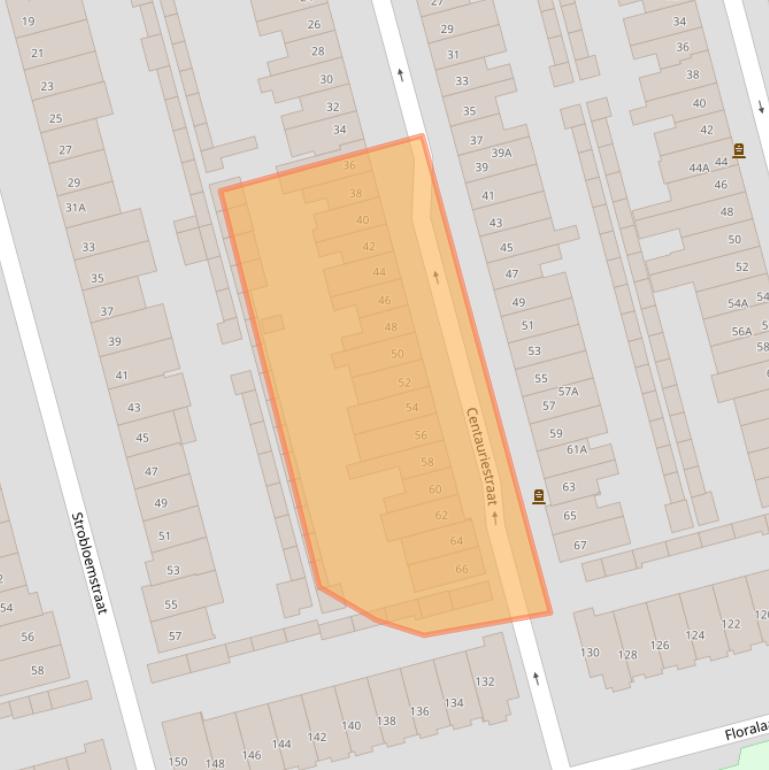 Kaart van postcodegebied 5643JM.