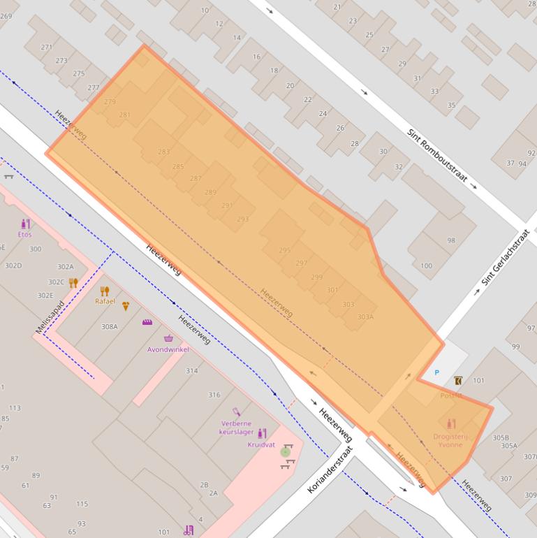 Kaart van postcodegebied 5643KD.