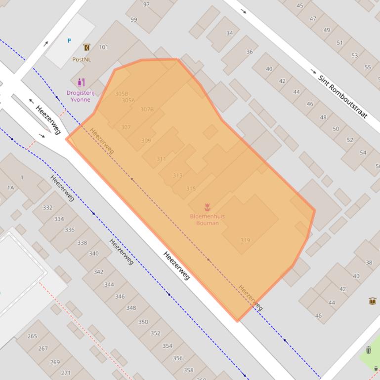 Kaart van postcodegebied 5643KE.