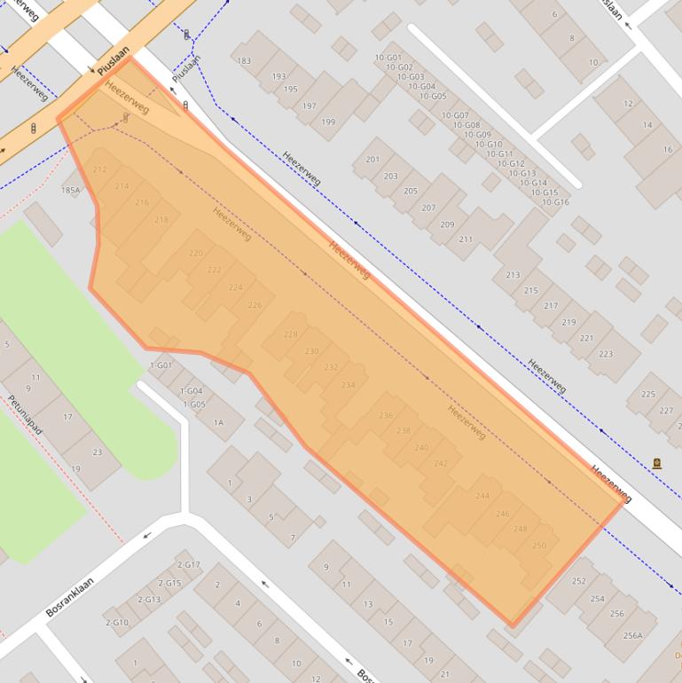 Kaart van postcodegebied 5643KH.