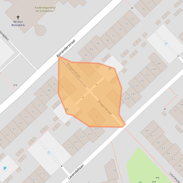 Kaart van postcodegebied 5643LD.