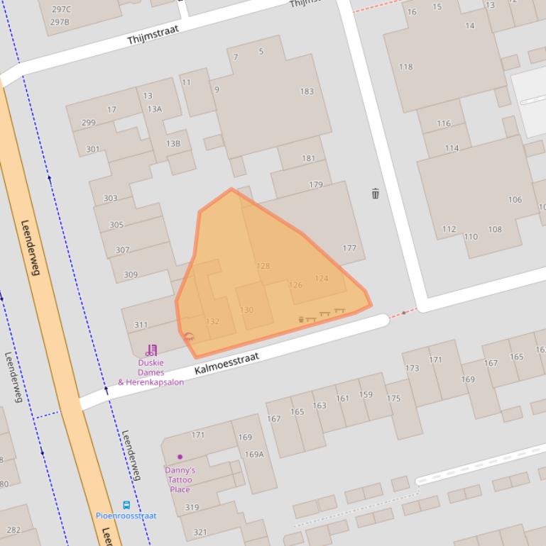 Kaart van postcodegebied 5643LL.