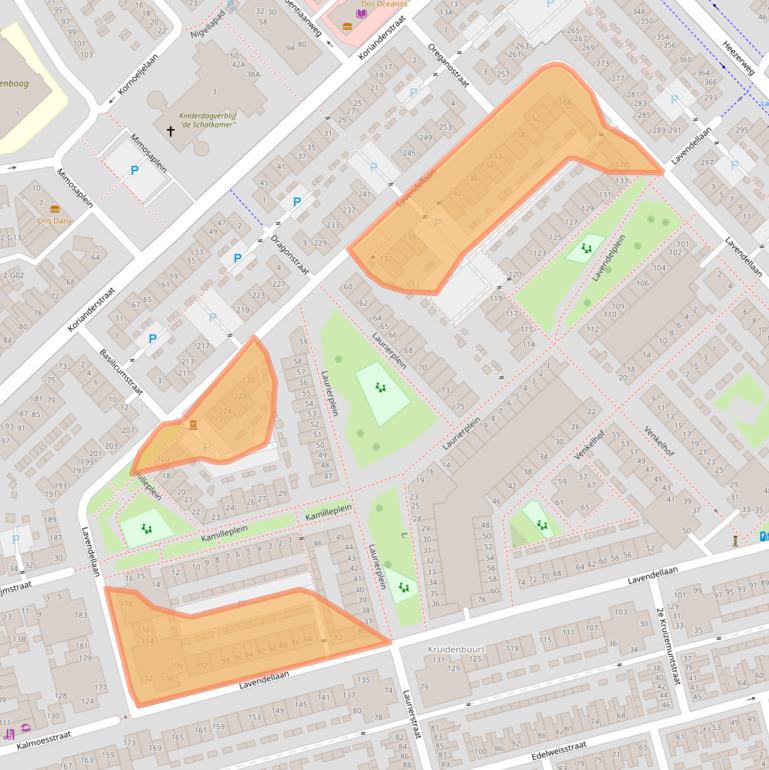 Kaart van postcodegebied 5643LV.