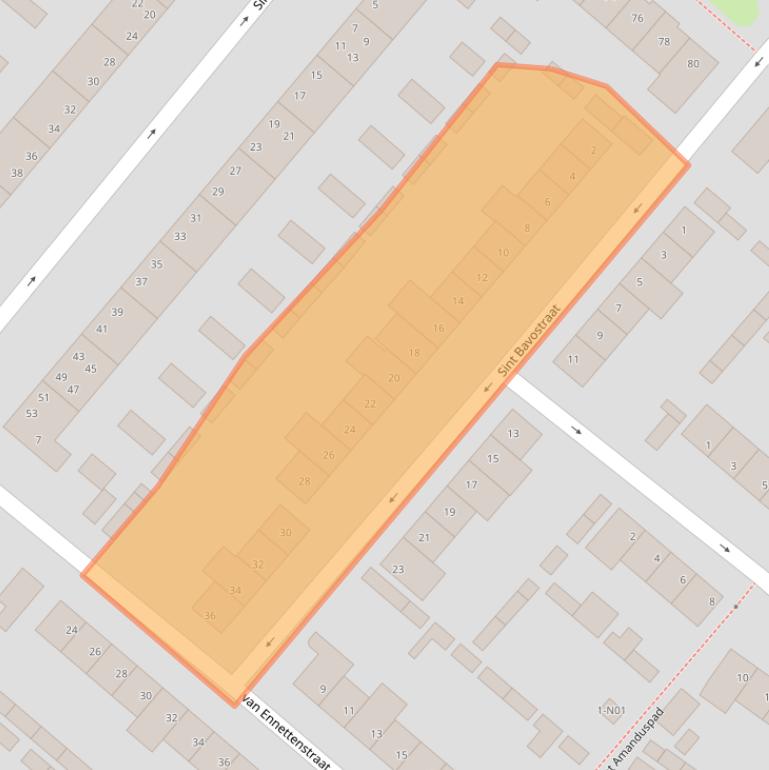 Kaart van postcodegebied 5643MB.