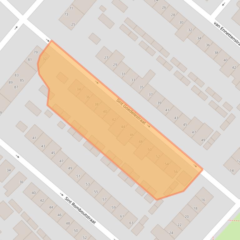 Kaart van postcodegebied 5643ML.