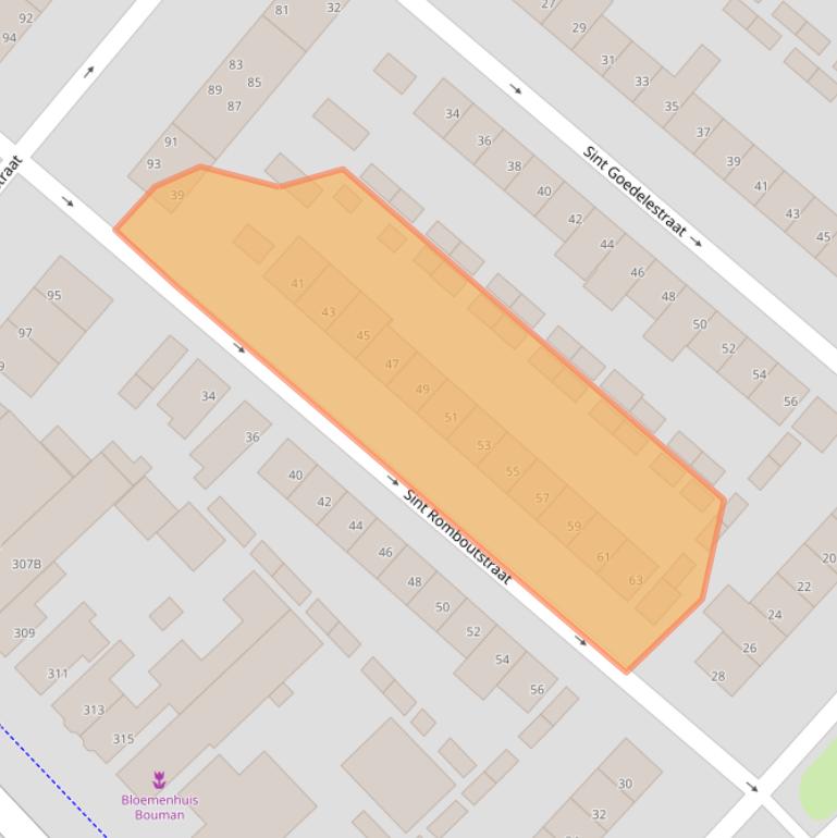 Kaart van postcodegebied 5643MV.