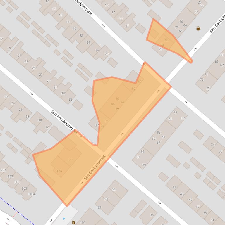 Kaart van postcodegebied 5643NP.