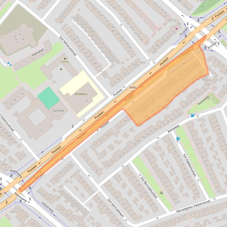 Kaart van postcodegebied 5643PA.