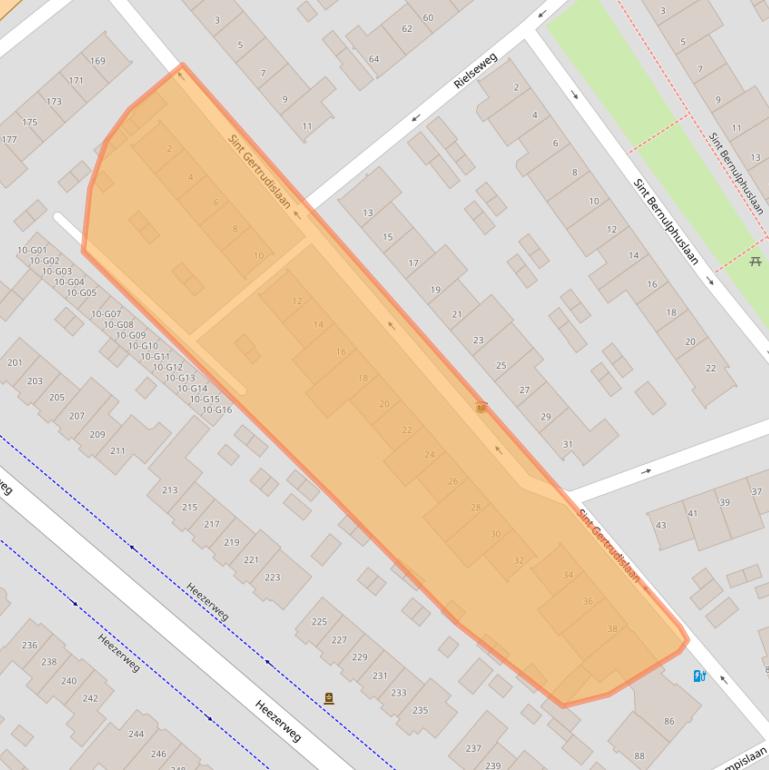 Kaart van postcodegebied 5643PD.