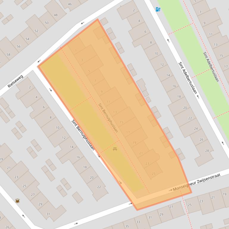 Kaart van postcodegebied 5643PH.