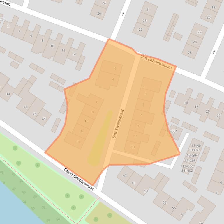 Kaart van postcodegebied 5643RA.