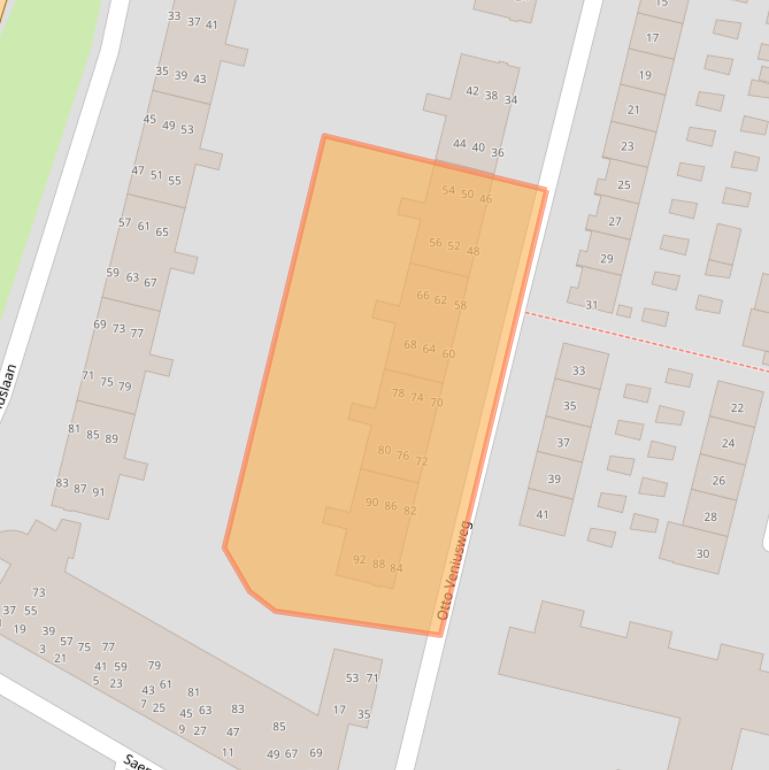 Kaart van postcodegebied 5643RG.