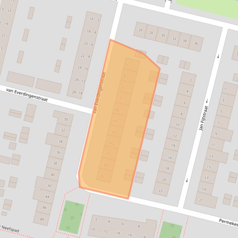 Kaart van postcodegebied 5643VA.