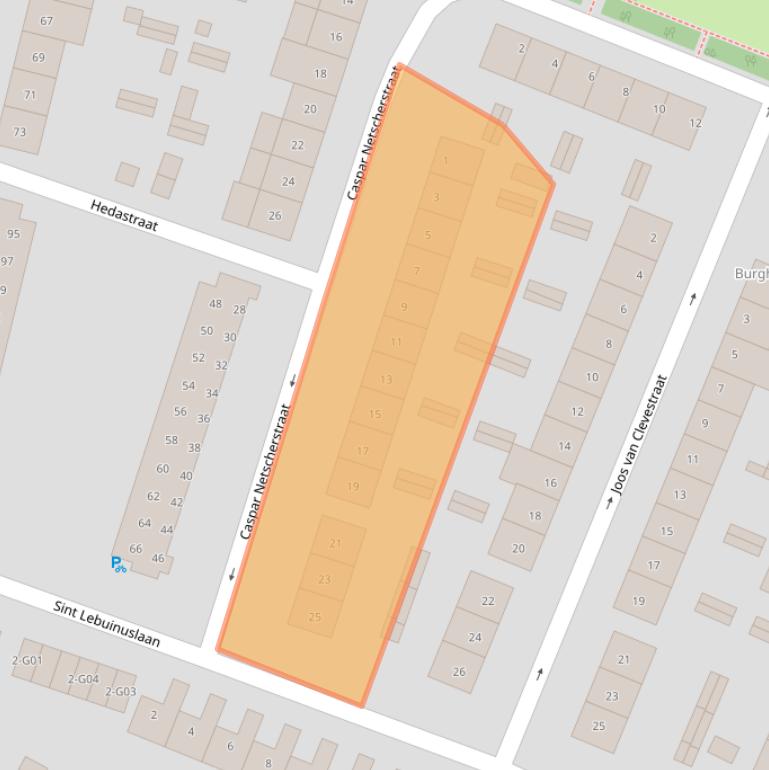 Kaart van postcodegebied 5643VC.