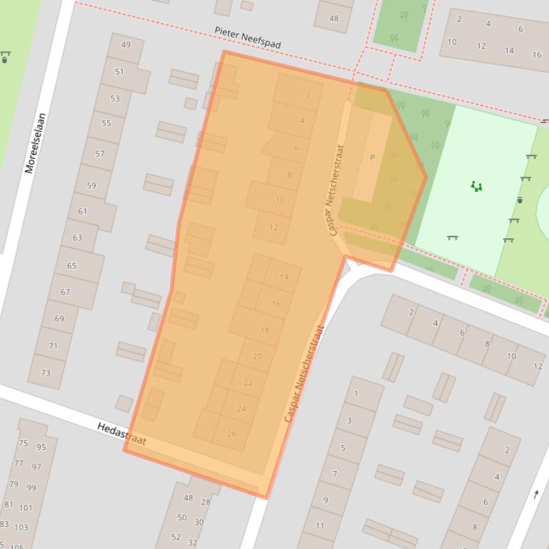 Kaart van postcodegebied 5643VD.