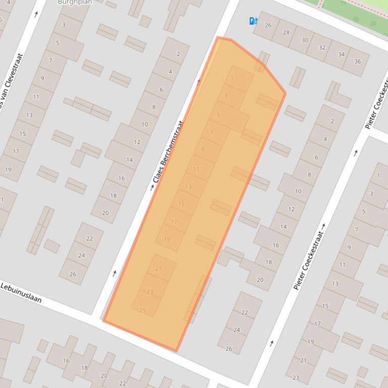 Kaart van postcodegebied 5643VL.