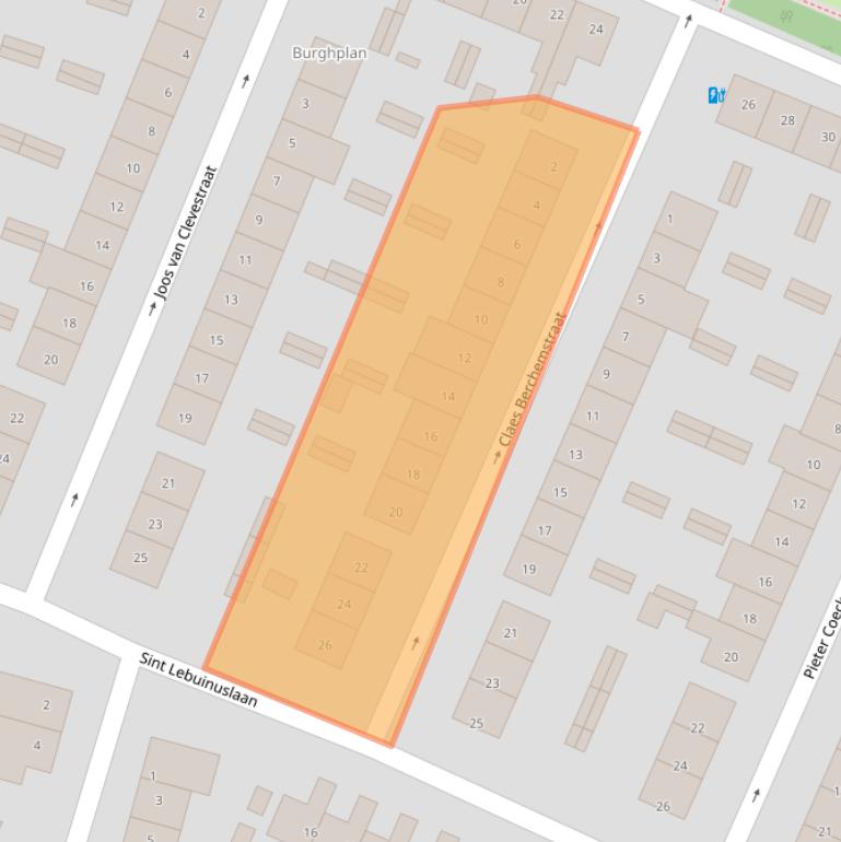 Kaart van postcodegebied 5643VM.