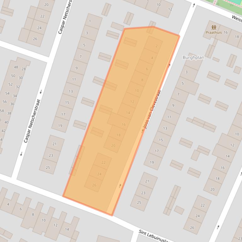 Kaart van postcodegebied 5643VP.