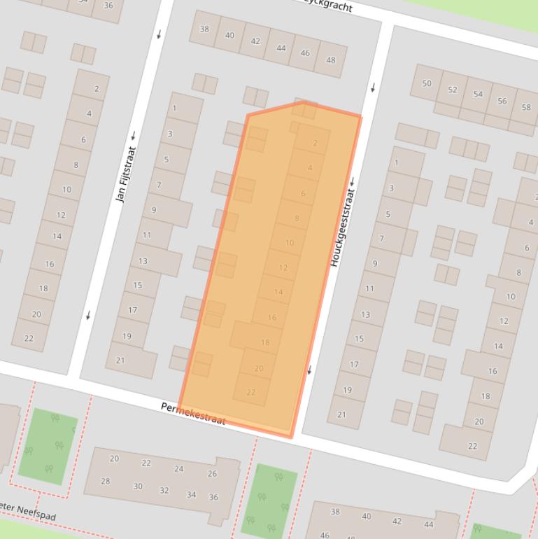Kaart van postcodegebied 5643VT.