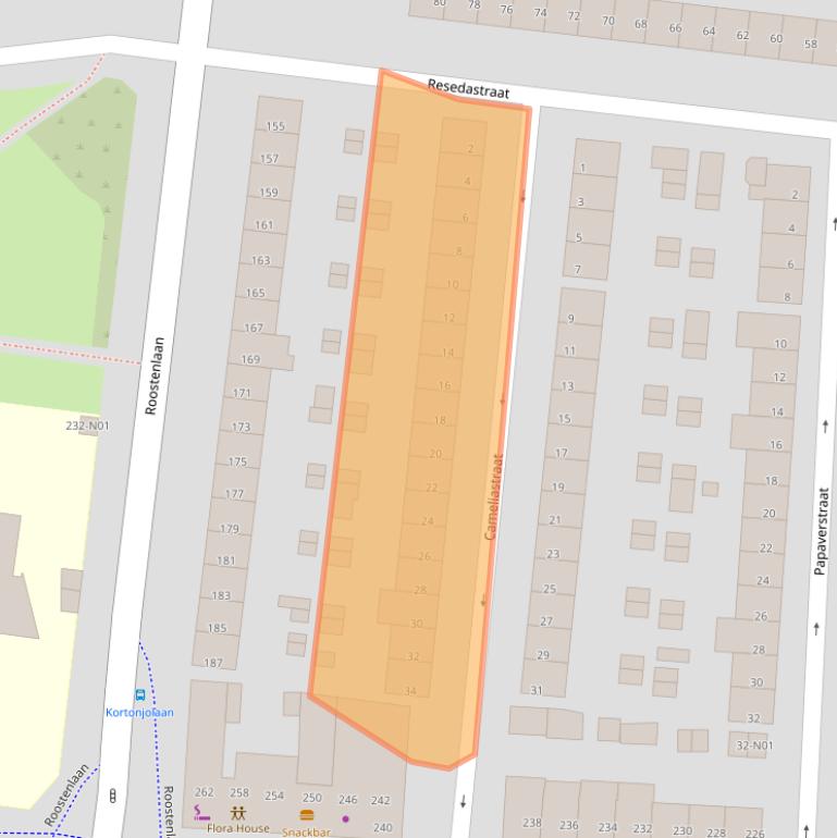Kaart van postcodegebied 5644CN.