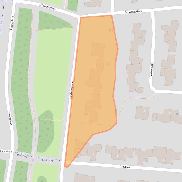 Kaart van postcodegebied 5644DA.