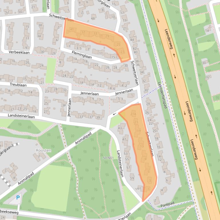 Kaart van postcodegebied 5644DK.