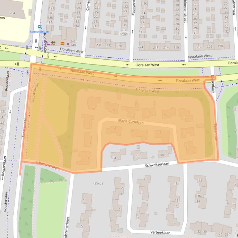 Kaart van postcodegebied 5644DR.