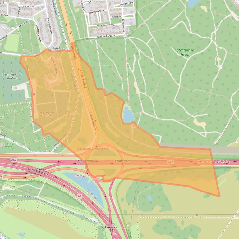 Kaart van postcodegebied 5644DV.