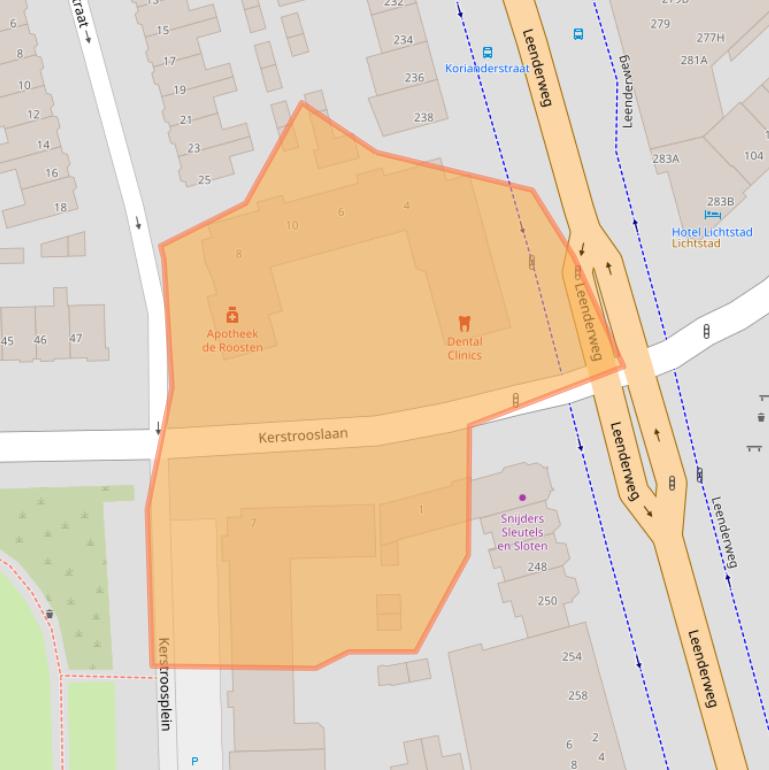 Kaart van postcodegebied 5644EA.